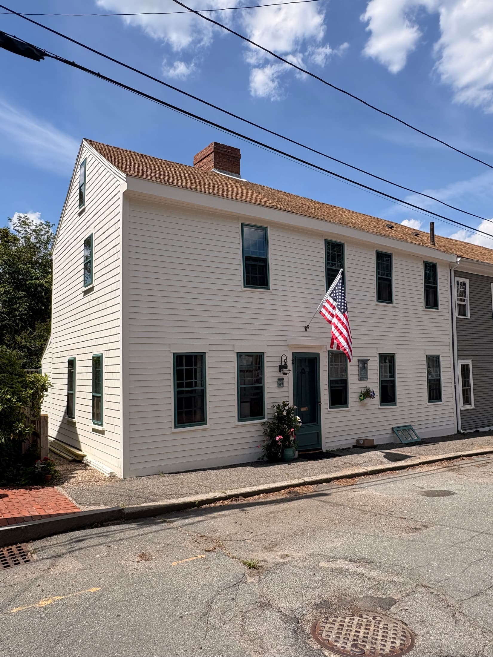 Residential facade painted in Salem, MA