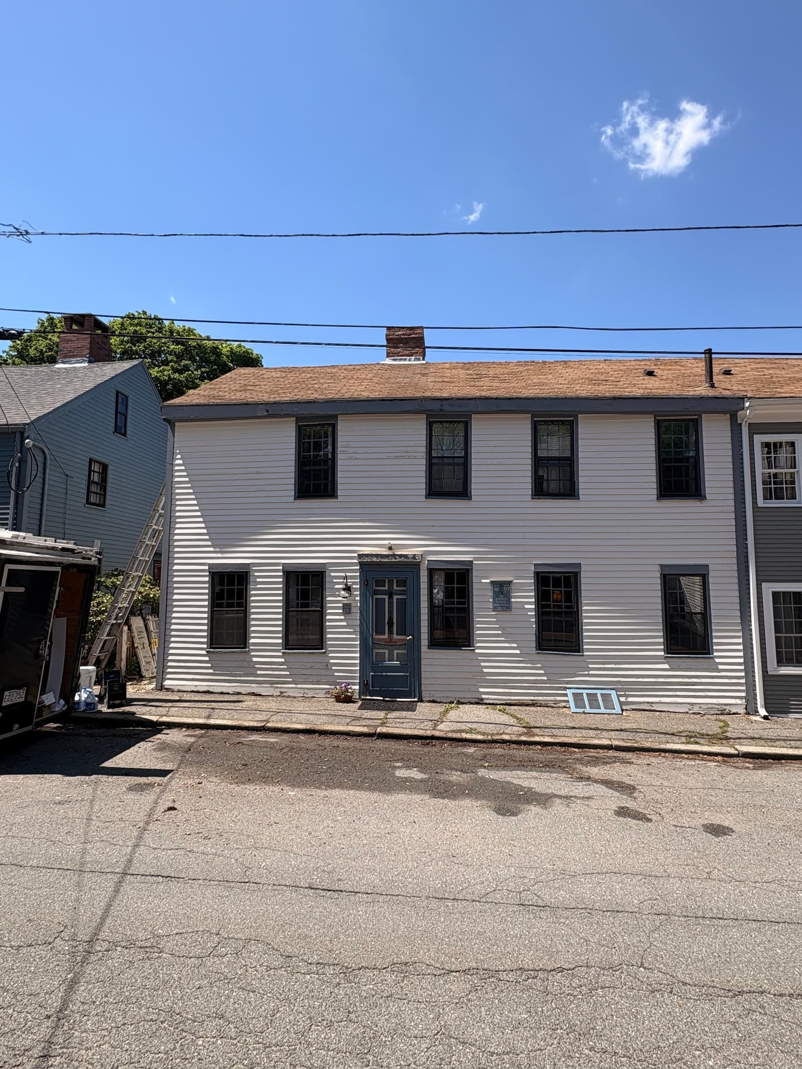 Painting crew working on a residential project